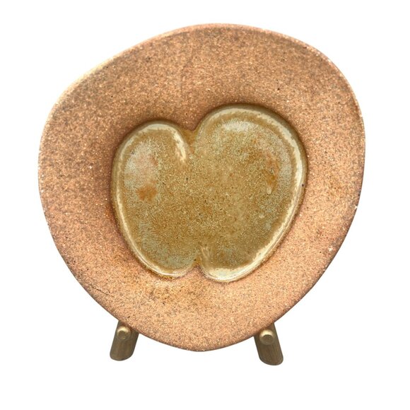 David Salk Free Form Stoneware Art Studio Pottery Bowl Trinket Dish Abstract '92 - Picture 6 of 7